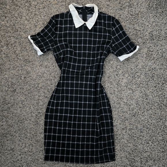 Fashion Nova Dresses & Skirts - Fashion Nova Black and White Plaid Mini Dress